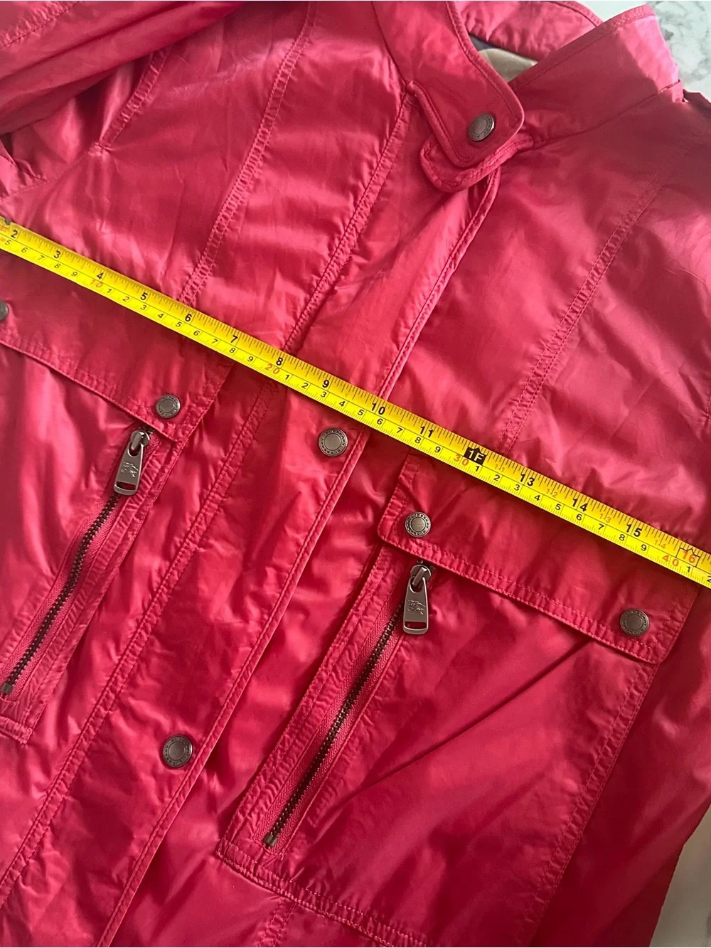 Authentic BURBERRY Girls Youth Windbreaker Jacket Cherry Trench Coat 14 Years